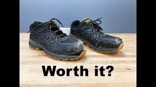24-34 | DeWALT Angle Slip Resistant Athletic Shoes - Steel Toe - Black/Yellow review | DXWP84356