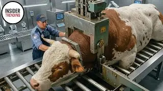 Inside A Cow Slaughter Factory | From Cattle Farming To Food & Leather Products