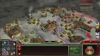 Command Conquer Generals Zero Hour China Tank 1 vs 7 China Tank Generals (Battle Of Water Crater)