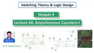Digital Lecture 44 : Counter || Asynchronous Counters || Up Counter || Down Counter