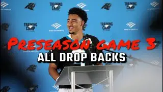 Bryce Young Vs Lions: All Drop Backs
