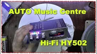 HY502 Car amplifier usb fm sd MP3 gadget Review and Test