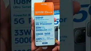 Tecno Spark 20 Pro 5g unboxing #shorts #shortvideo#shortsfeed