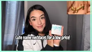 Name necklace unboxing! Ft. Getnamenecklace