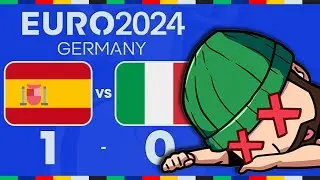 TEARLESS REAGISCE a SPAGNA - ITALIA di EURO 2024 con @Menzo_ | Sconfitta ORRIBILE per gli Azzurri...