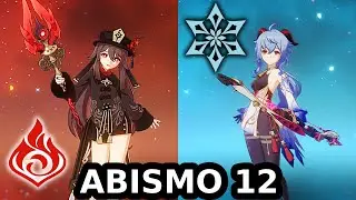 Ganyu C1 derretidos con Nahida- Genshin Impact 4.4-Abismo 12 full estrellas