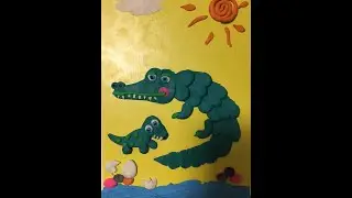 Лепим крокодильчиков.