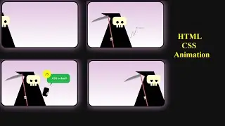 Floating Ghost Animation using HTML & CSS || No JS