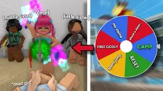 Spin Wheel Controls Me and My SISTERS In MM2...
