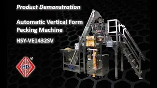 Automatic Vertical Form Packing Machine - HSY-VE1432SV (Demo Product : Fried Onion)
