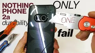 Nothing Phone 2a Durability Test - Supreme Plastic! one weakness!