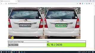 Numberplate OCR