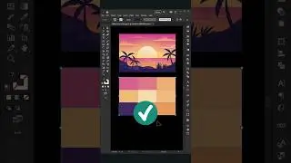 Generate color pallets from an image with Adobe illustrator.