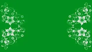 Flower - Green Screen