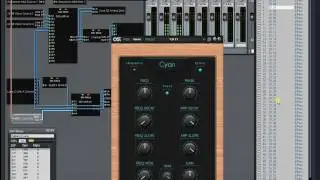 Ocean Swift Synthesis -  Cyan Kick Demonstration