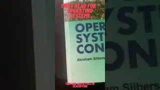 Must read book for Operating Systems: Cperating System Concept #shorts