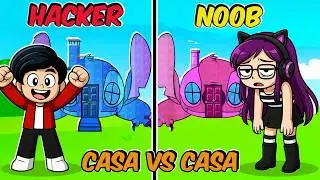 BATALLAS de CASA vs CASA de STITCH en ROBLOX | Kori