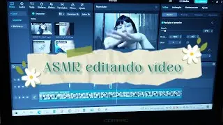 ASMR editando outro vídeo e tomando tereré
