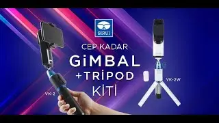 SIRUI VK-2 MOBİL DENGELEYİCİ + TRIPOD KİT