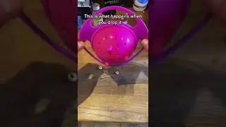 You literally can’t spill anything from this bowl!