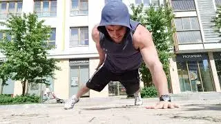 50 ОТЖИМАНИЯ ЗА ПОДХОД НА ОДНОЙ РУКЕ ⚡