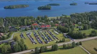 Lestijärven keskusta Muikkumarkkinoiden aikaan (v.2023)