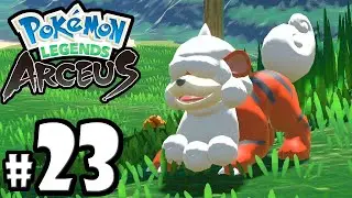 Hisuian Growlithe, Kleavor - Pokemon Legends: Arceus - Gameplay Walkthrough PART 23 Nintendo Switch