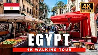 🇪🇬 Egyptian Bazaar Walking Tour - Alexandria, Egypt Market Tour [4K HD / 60fps]