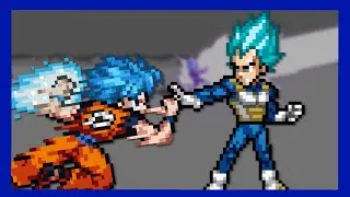 Goku Vs Vegeta | Animation [Stick Nodes] 