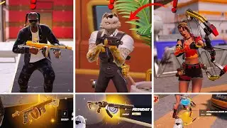 All Bosses, Mythic Weapons & Keycard Vaults Locations Guide - Fortnite Chapter 2 Remix