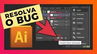 COMO RESOLVER CAMADAS BLOQUEADAS (Adobe Illustrator)