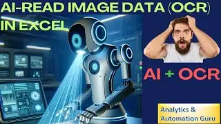 35-AI in Excel to Read Image Data | Read Image Data in Excel | OCR in Excel