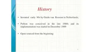 Python Introduction