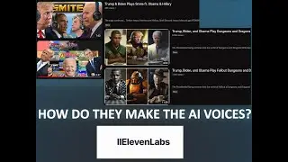 Generating AI voices with Eleven Labs