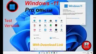 🔴 Windows 11 Pro 🔴 The First look || Test Version with download link || Dev Build Review || HD