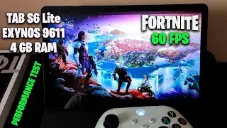 FORTNITE MOBILE 60 FPS | SAMSUNG TAB S6 LITE - EXYNOS