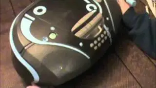 Custom Painted TRON Style Stereo (time lapse/ speed paint)