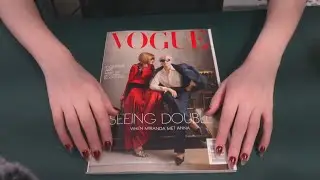 ASMR - Vogue Magazine Flip Through & Tapping/Scratching, June 2026 Issue