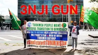 Narjan Muzapberova Protest 3nji Gun | TURKMENISTAN