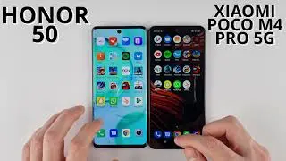 HONOR 50 VS XIAOMI POCO M4 PRO 5G SPEED TEST