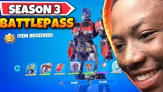 NEW BATTLEPASS in Fortnite (Transformer Skin!) and More!
