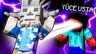 KEŞKE BU MASKEYİ TAKMASAYDIM... YÜCE USTA İLE SAVAŞTIM 🥵 - Minecraft