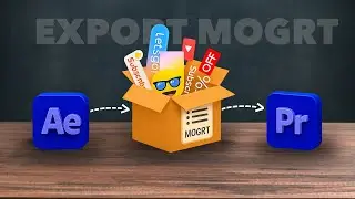 Export Motion Graphics Template (MOGRT) from After Effects to Premiere Pro