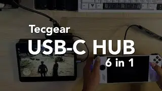 Berbagi Unboxing Tecgear USB-C HUB 6 in 1 Alternatif Docking ROG ALLY
