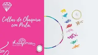 KIT para Collar de Chaquira de Colores con Perla de Río- Las Gemas Bisutería.