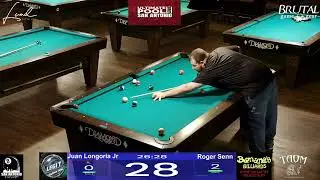 Juan Longoria Jr vs Roger Senn  / Ultimate Pool USA League Open 8 Ball Tournament