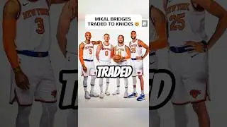 Knicks trading too much for Mikal Bridges? 🤯 #shorts #nba #brooklynnets #villanova