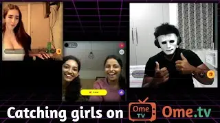 Catching Strangers with cute girls prank | The Masked | #hacker #funny #magician #ometv #magician
