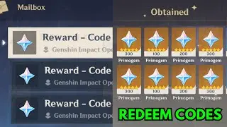 REDEEM CODES!! More Primogems, Unique Food & Materials For Players, Redeem Fast - Genshin Impact