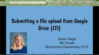 Submitting an Assignment as a File Upload using Google Assignment LTI